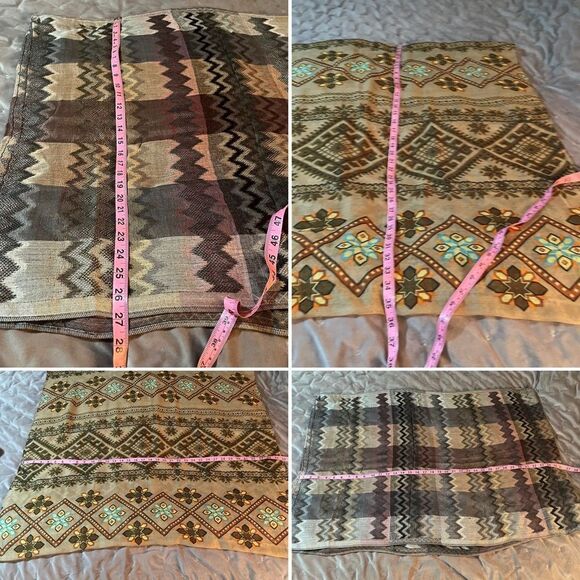 Two Elegant Fall Infinity Scarves Boutique Brands Multicolor OS - Picture 12 of 13